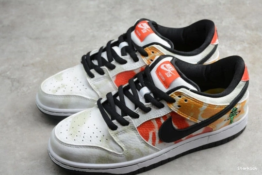 Nike BQ6832-101 SB Dunk White Raygun Low Tie-Dye 1207